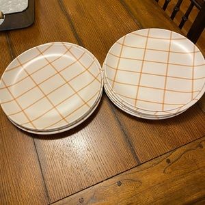 Set of 8 Hearth & Hand with Magnolia dinner plates all brand new never used